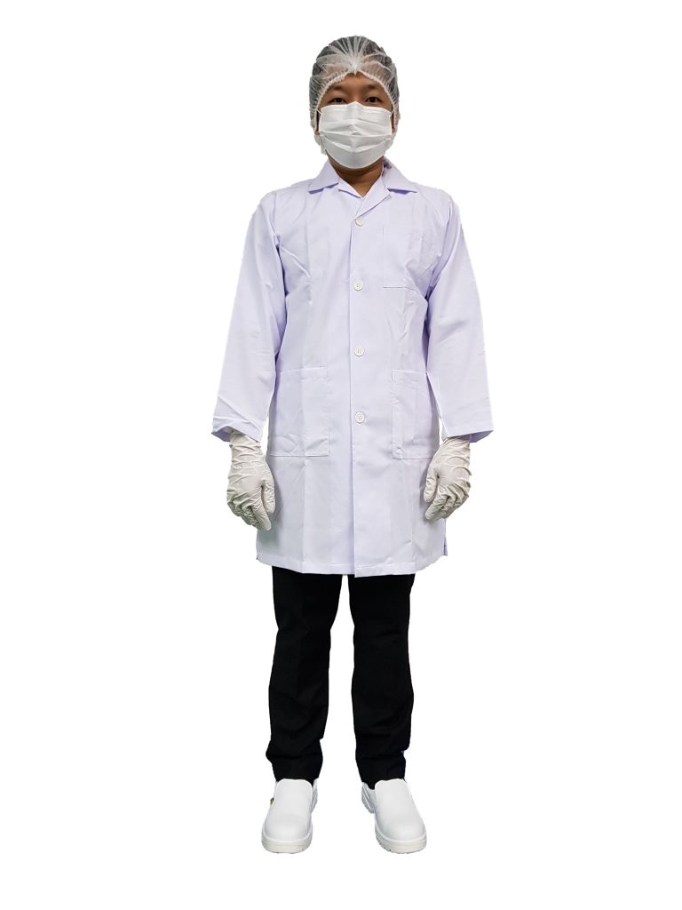White Laboratory Coat (Labcoat) Cleanstat Pte Ltd