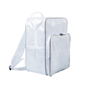Alternative view of Cleanroom ESD PVC Transparent Tool Back Pack Full Covered BIG (Korean Style) 45 x 35 x 25cm